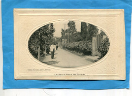 La CRAU-Avenue Des Pourpres-animée -carte Pourtour Gaufré  -édition-Servatou-épiciervoyagé En 1918 - La Garde
