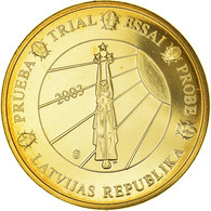 Lettonie, 50 Euro Cent, 2003, Unofficial Private Coin, SPL, Cuivre Plaqué Acier - Privatentwürfe