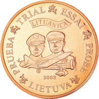 Lituanie, Fantasy Euro Patterns, 5 Euro Cent, 2003, SPL+, Bimétallique - Privatentwürfe