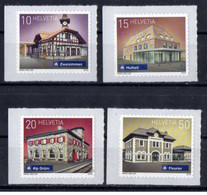 Switzerland 2018 - 2018 Swiss Railway Stations Stamp Set Mnh - Unused Stamps