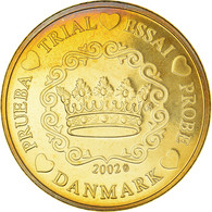 Danemark, 50 Euro Cent, 2002, Unofficial Private Coin, SPL+, Cuivre Plaqué - Pruebas Privadas