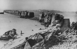 SAINT-MALO - Carte-Photo - Le Môle Des Noires, Après Sa Destruction En Août 1944 - Saint Malo