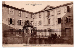 Saugues - Hotel De Ville Et Groupe Scolaire    - CPA°gk - Saugues