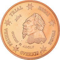 Suède, 5 Euro Cent, 2004, Unofficial Private Coin, SPL+, Cuivre Plaqué Acier - Pruebas Privadas