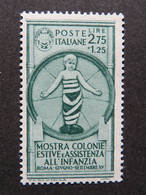 ITALIA-Italy -1937- Regno "Infanzia" L. 2,75 + 1,25 MH* (descrizione) - Mint/hinged