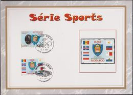 MONACO    2007  Encart  Y.T. N° 2590  2592  Oblitéré - Used Stamps