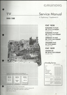 Grundig - Service Manual - Supplement 4 - DIGI 100 - CUC 1838 - CUC 1839 - Televisie