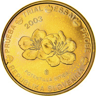 Slovénie, 10 Euro Cent, 2003, Unofficial Private Coin, FDC, Cuivre Plaqué - Privatentwürfe