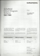 Grundig - Schema -CUC 7305 - P37 - 830/12 TEXT - Globetrotter - Televisie