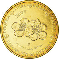 Slovénie, 20 Euro Cent, 2003, Unofficial Private Coin, FDC, Cuivre Plaqué - Privatentwürfe