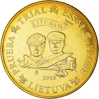 Lituanie, Fantasy Euro Patterns, 20 Euro Cent, 2003, FDC, Bimétallique - Pruebas Privadas