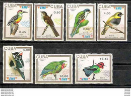 575  Oiseaux - Birds - 1991 - Yv 1333 à 39 Sans Gomme - No Gum - Cb - 8,75 - Unclassified