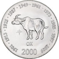 Monnaie, Somalie, 10 Shillings / Scellini, 2000, SPL, Nickel Clad Steel, KM:91 - Somalie