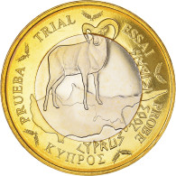 Chypre, Euro, 2003, Unofficial Private Coin, FDC, Cuivre Plaqué Acier - Privatentwürfe