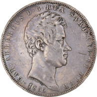 Monnaie, États Italiens, SARDINIA, Carlo Alberto, 5 Lire, 1835, Genoa, TTB - Piemonte-Sardinië- Italiaanse Savoie