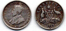 Australie   3 Pence 1919 M TB - Threepence