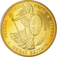 Grande-Bretagne, 50 Euro Cent, 2002, Unofficial Private Coin, FDC, Cuivre - Privatentwürfe