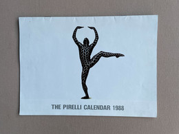 THE PIRELLI CALENDAR 1988 / Foto's Barry Lategan / Dans Bregman, Brind, Dyer, Keen, Lonsdale, McGorian, Sorkin, Straker - Grand Format : 1961-70