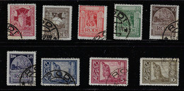 ITALY RHODES 1929 SCOTT 15-23 CANCELLED HIGH VALUES - Egée (Rodi)