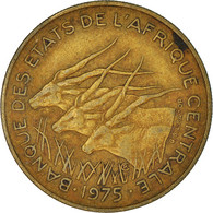 Monnaie, États De L'Afrique Centrale, 25 Francs, 1975 - Central African Republic