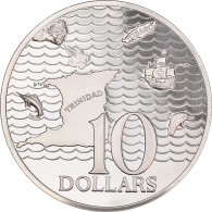 Monnaie, Trinité-et-Tobago, 10 Dollars, 1978, Franklin Mint, Proof, FDC - Trinidad Y Tobago