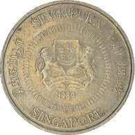 Monnaie, Singapour, 10 Cents, 1989 - Singapour