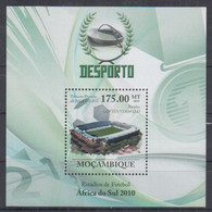 W10. Mozambique MNH 2010 Sports - Football Stadiums Of South Africa 2010 - 2010 – South Africa