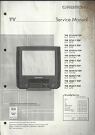 Grundig - Service Manual - TVR 3735 FR/TOP - TVR 3745 /1 TOP - TVR 3735 / 2 TOP - TVR 3740 ....... - Televisione