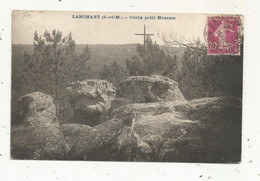 Cp ,77 , LARCHANT ,croix PETIT HOMME , Voyagée - Larchant