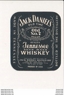 SOUS BOCK  -  Whiskey JACK DANIEL'S  ( Recto Verso ) - Sotto-boccale