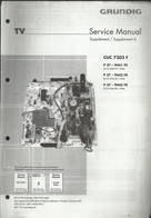 Grundig - Service Manual - CUC 7303 F - - Fernsehgeräte