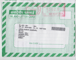 India  2012  Meter Frank  25 (P) Postal Stationery  Inland Letter Card # # 83040  Inde Indien - Inland Letter Cards