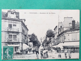 58, Nevers ,   L'avenue De La Gare  En 1908 - Nevers