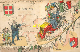 Illustrateur Norwins, Politique Satirique, La Flèche Royale, Loubet, Victor Emmanuel, Dompteur .... - Norwins