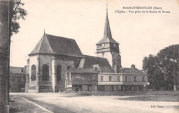 BOURGTHEROULDE (Eure) - L'Eglise - Vue Prise De La Route De Rouen - Bourgtheroulde