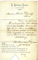 JUDAICA 1870  Berlin Dr Strousberg S Druckerei Unterden Linden Berlin  Ch. Derriey Paris Graveur Fonderie  Imprimerie - Historische Dokumente