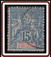 Anjouan - N° 06 (YT) N° 6 (AM) Oblitéré. - Used Stamps