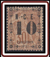 Nouvelle Calédonie 1859-1892 - N° 12 (YT) N° 13 (AM) Neuf (*). - Nuevos