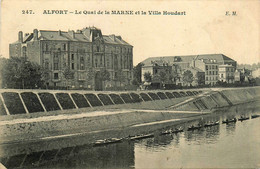 Maisons Alfort * Alfort * Le Quai De La Marne Et La Villa HOUDART - Maisons Alfort