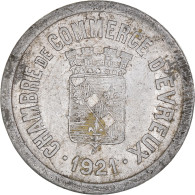 Monnaie, France, ,, 10 Centimes, 1921, Evreux, TTB, Aluminium, Elie:10.2 - Monétaires / De Nécessité