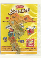 MAGNET SAVANE  AMERI'MAGNETS PAYS AMERIQUE CENTRALE  SOUS  BLISTER FERME. - Toerisme