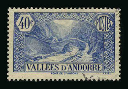 ANDORRE FRANCAIS - YT 33 - TIMBRE OBLITERE - Used Stamps