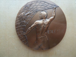 DA-075 Médaille Imposante Bronze éole 1998 De 80mm De Diamètre,poids 238,80g - Bronzes