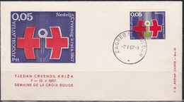Yugoslavia 1967 FDC Red Cross Week - FDC
