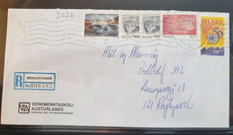Iceland , Registered Cover From Neskaupsstaður  #2200060 - Briefe U. Dokumente