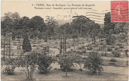 75  Paris 75016    -    Bois De Boulogne -   Parc De  Bagatelle - La Roseraie - Arrondissement: 16
