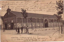 REF12.413  GERS.   SAMATAN.  LA HALLE AUX MARCHANDS - Halles