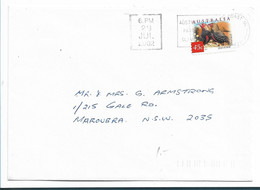 Aus408/ AUSTRALIEN -  Vogel (Painted Fire Tail) 2001 - Briefe U. Dokumente