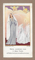 IMAGE PIEUSE..édit Bouasse Jeune N MT 2469..Communion Paulette AUVRAY, Eglise SAINT CORNIER Des LANDES (Orne 61) En 1952 - Devotion Images