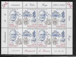 Monaco N°2361/2362 - Feuillet - Neuf ** Sans Charnière - TB - Unused Stamps